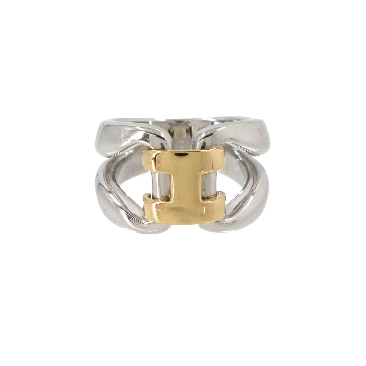 History Vintage Ring Silver SV Ag 925 750 K18 50 Accessory