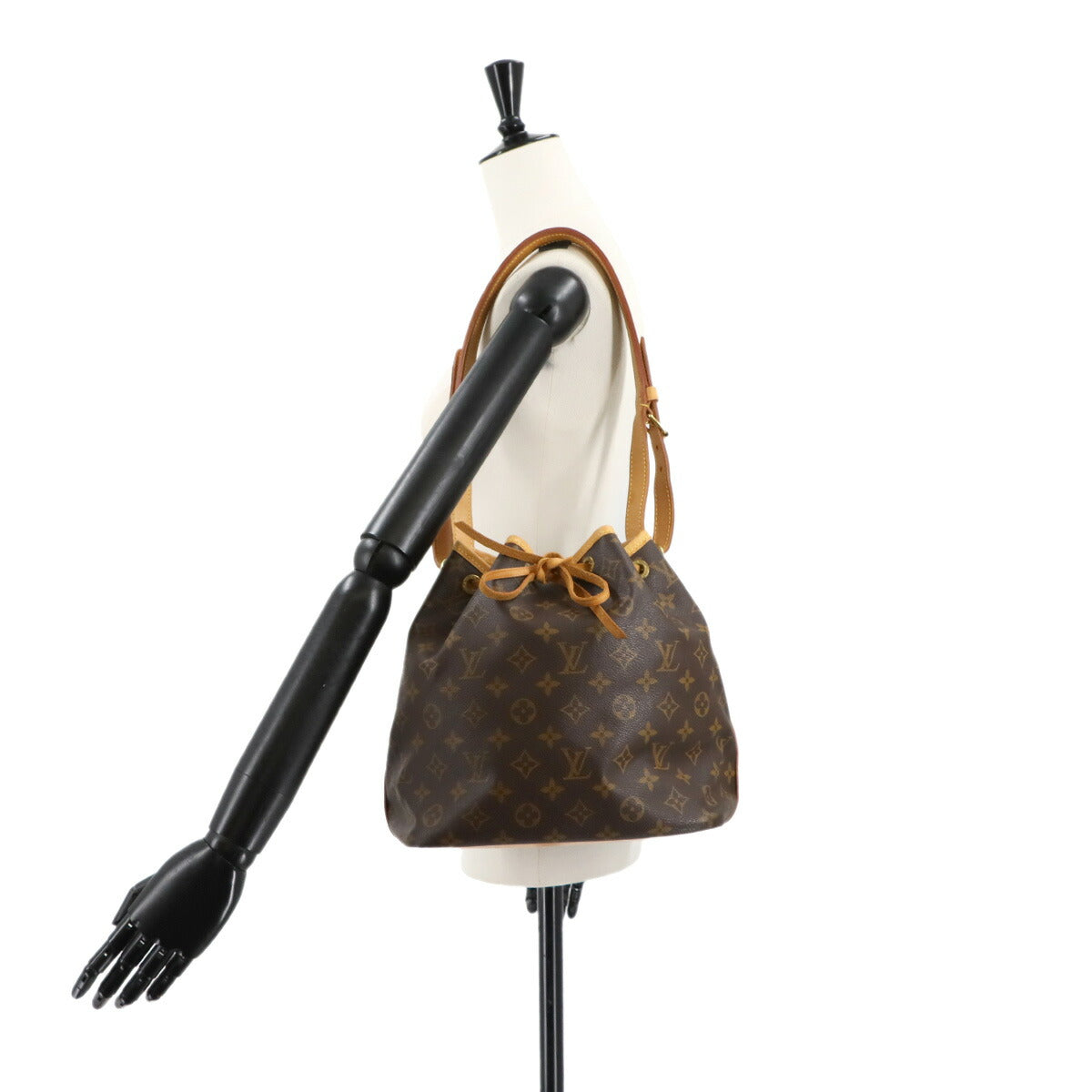 Monogram Petit Noe Shoulder Bag Brown M42226 Purse