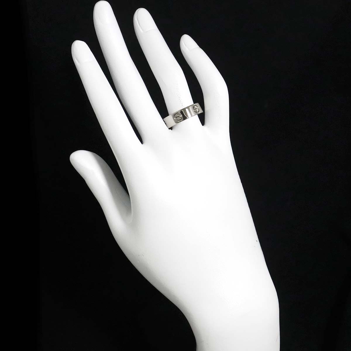 Love Classic Ring 18K White Gold 750 size56 7.25(US)