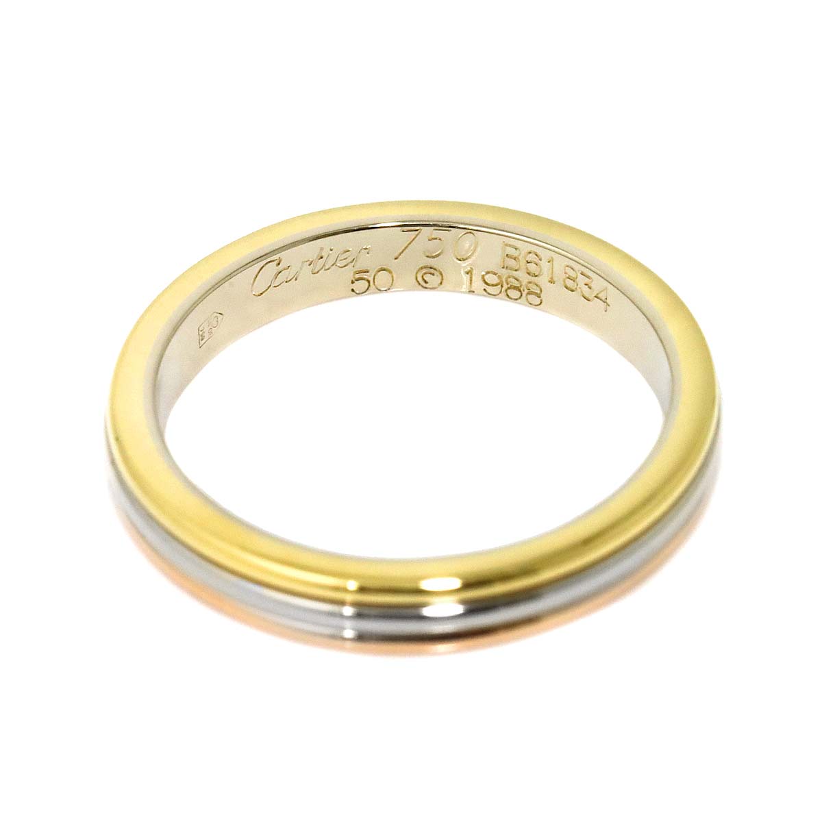 Vendome Ring 18K YG WG PG 750 size50 5.25(US)