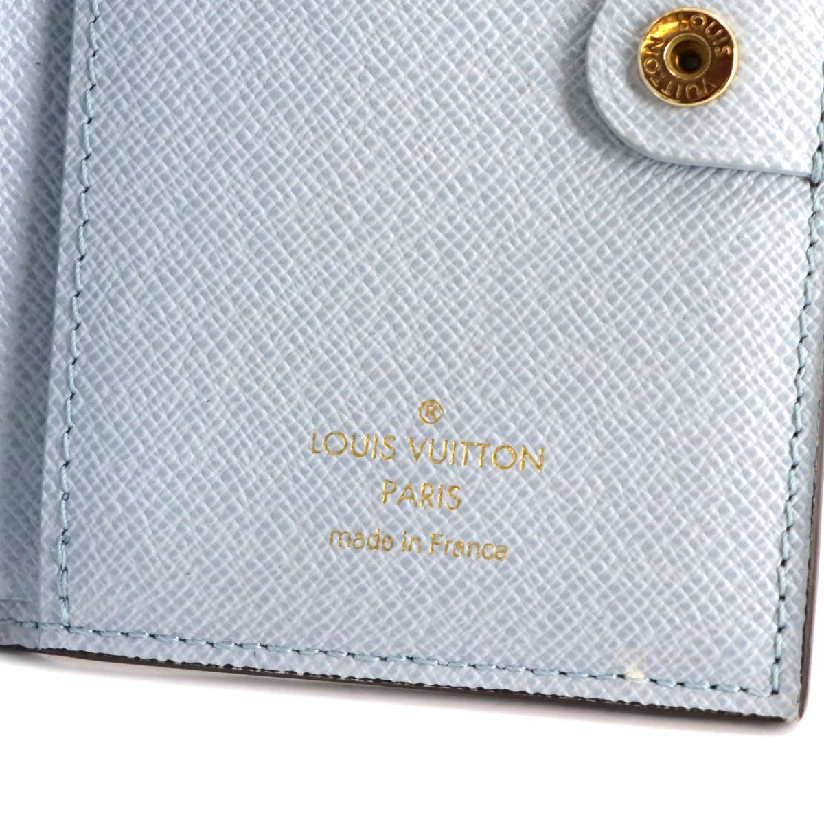 Monogram Lisa Wallet Brown Blue M83605 Purse