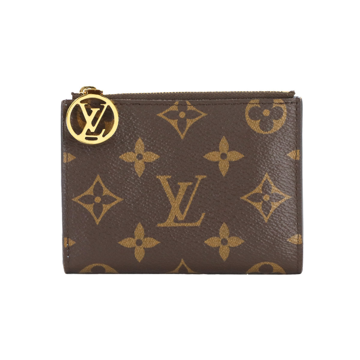Monogram Lisa Wallet Brown Blue M83605 Purse