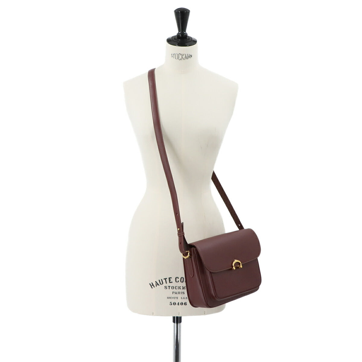 Must Line Shoulder Bag Leather Bordeaux Purse