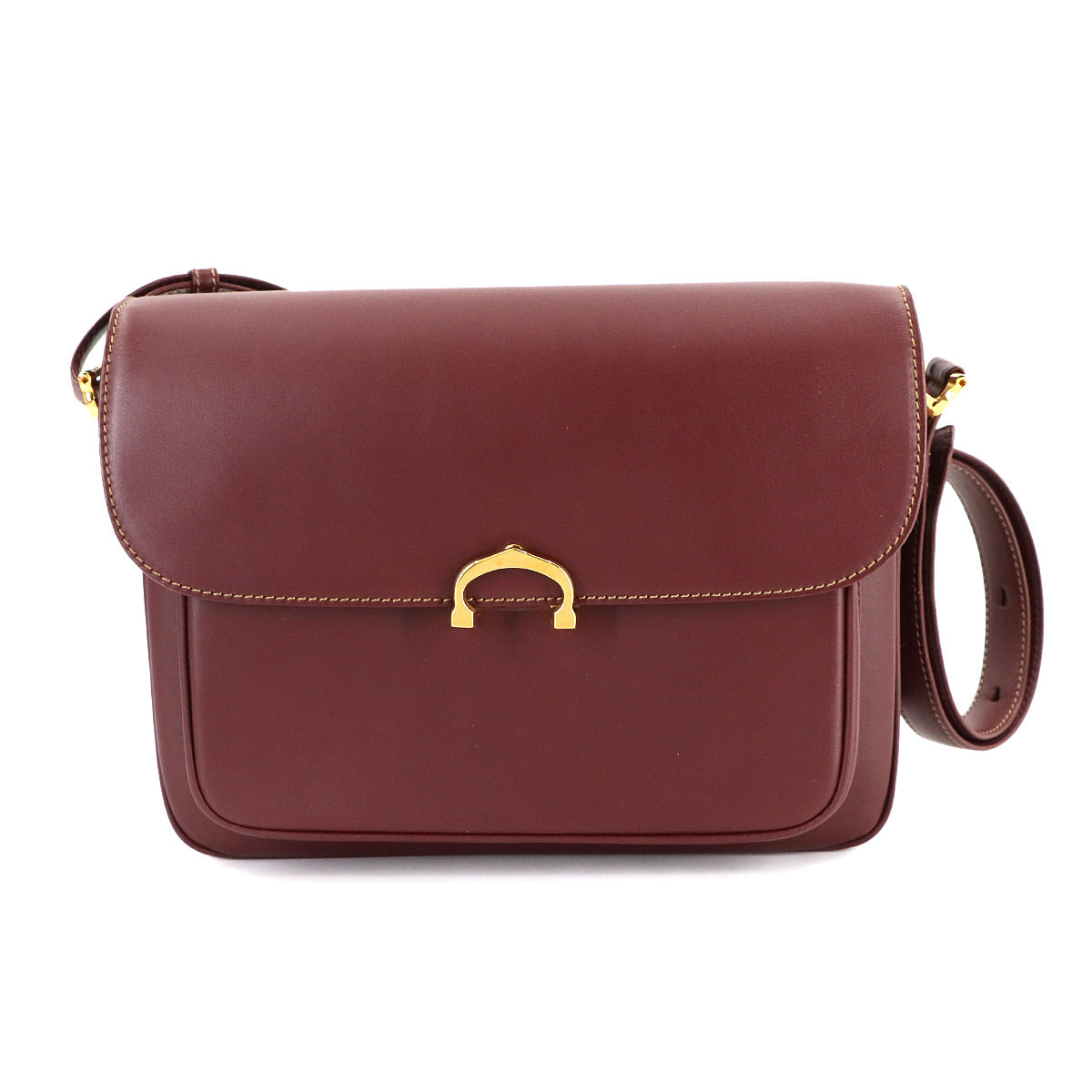 Must Line Shoulder Bag Leather Bordeaux Purse