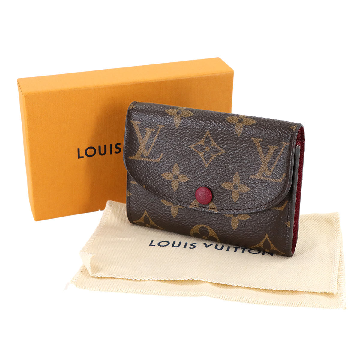 Monogram Rosalie Coin Purse Brown Fusha M41939