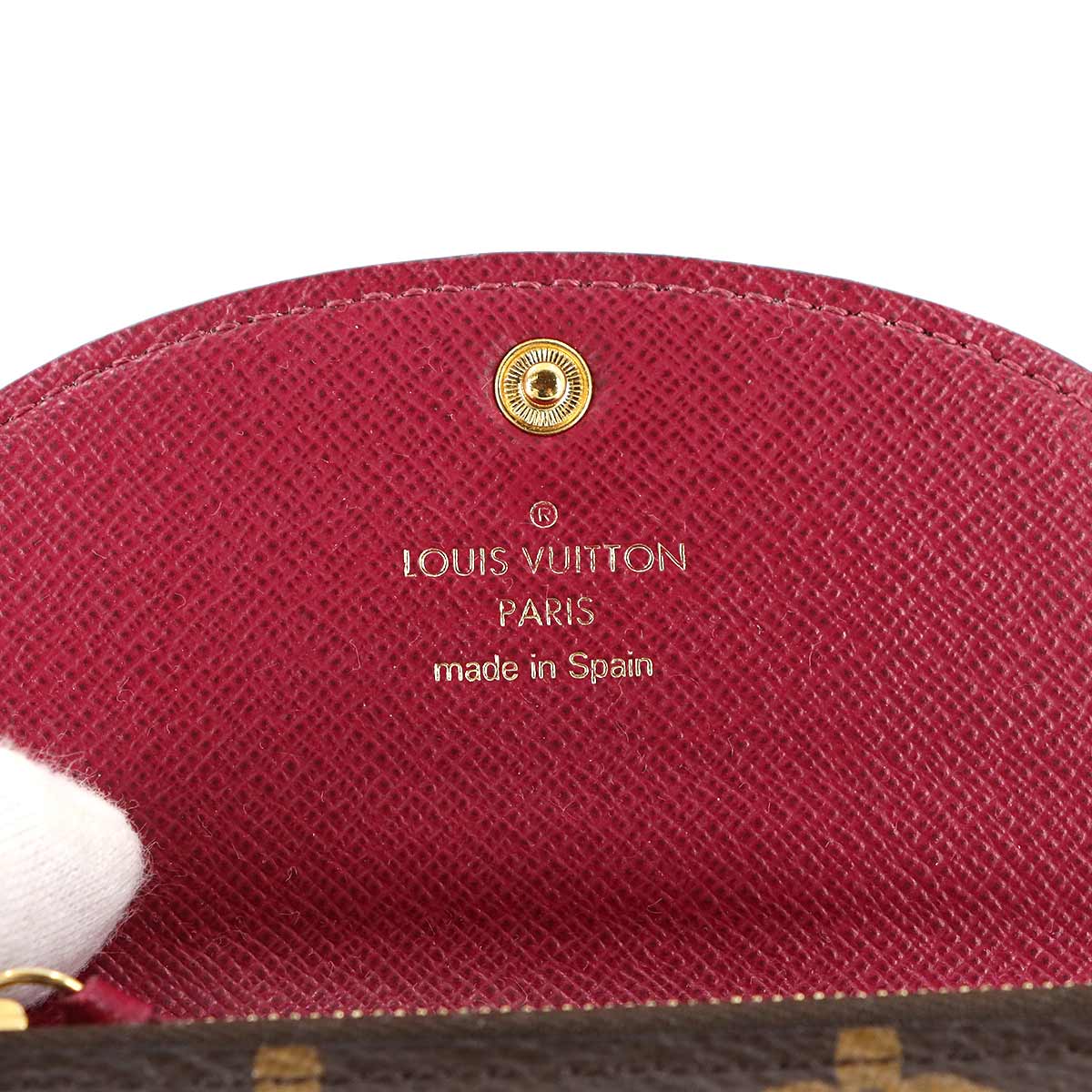 Monogram Rosalie Coin Purse Brown Fusha M41939