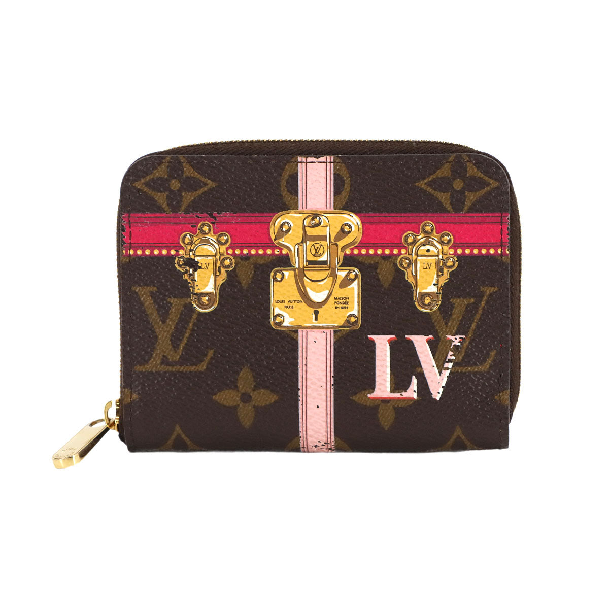 Summer Trunk Monogram Zippy Coin Purse M62617