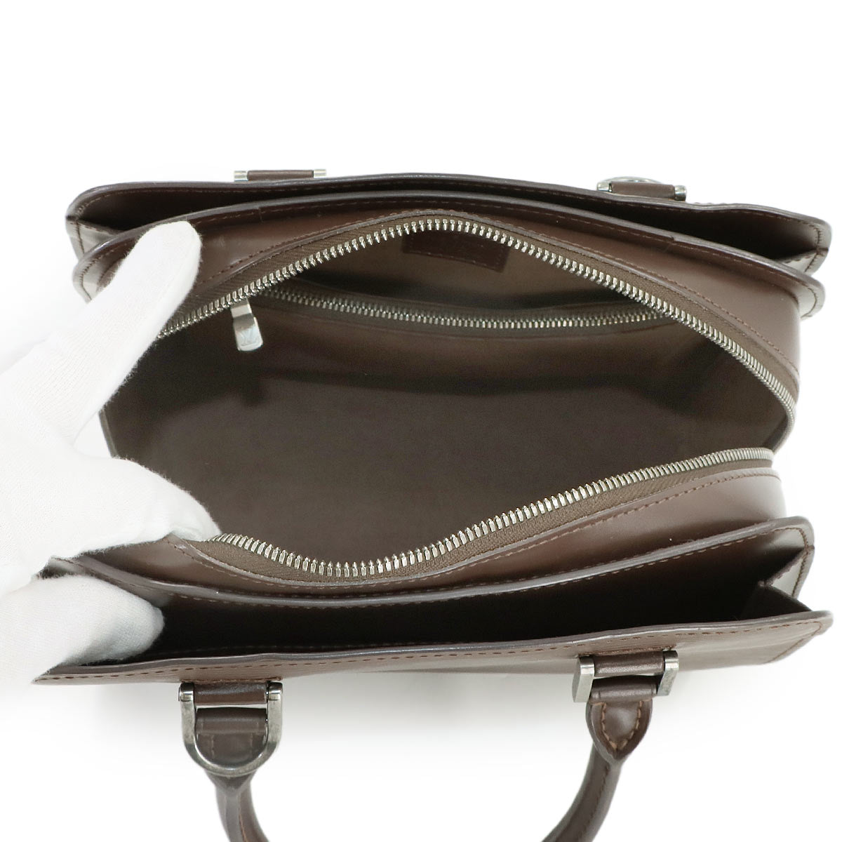 Epi Pont Neuf Hand Shoulder Bag Leather Mocha M5205D