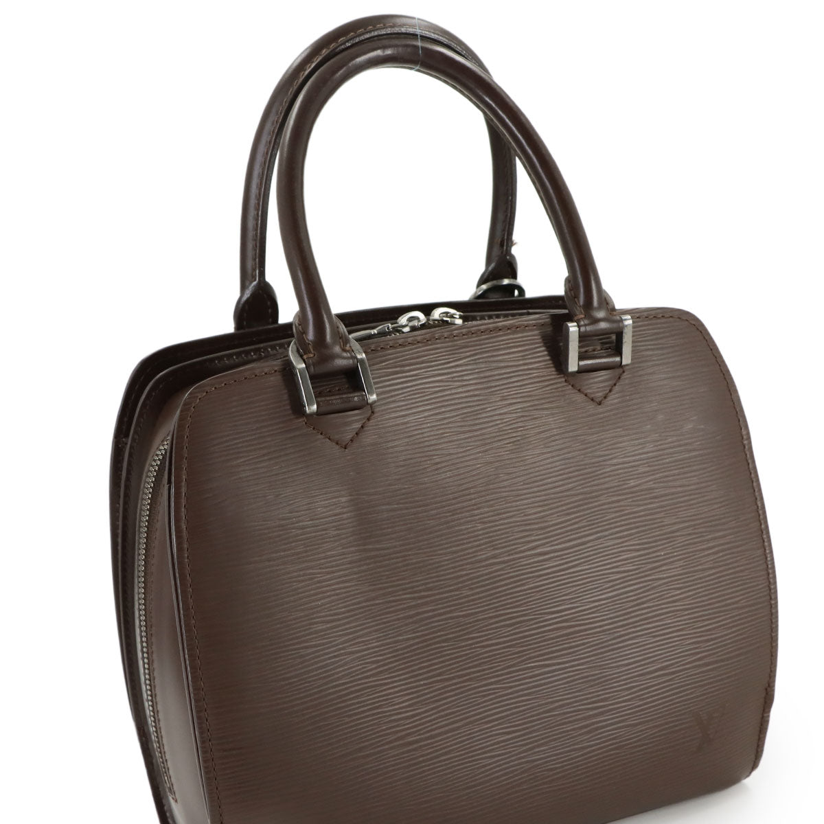 Epi Pont Neuf Hand Shoulder Bag Leather Mocha M5205D