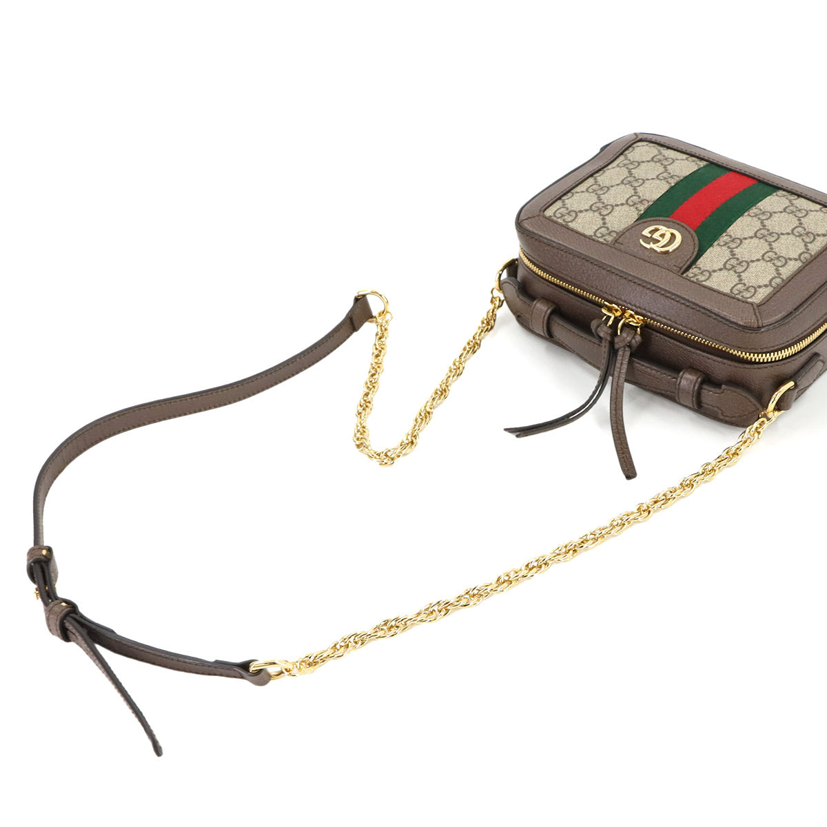 Ophidia 2way Hand Shoulder Bag GG Supreme Beige 602576 Purse