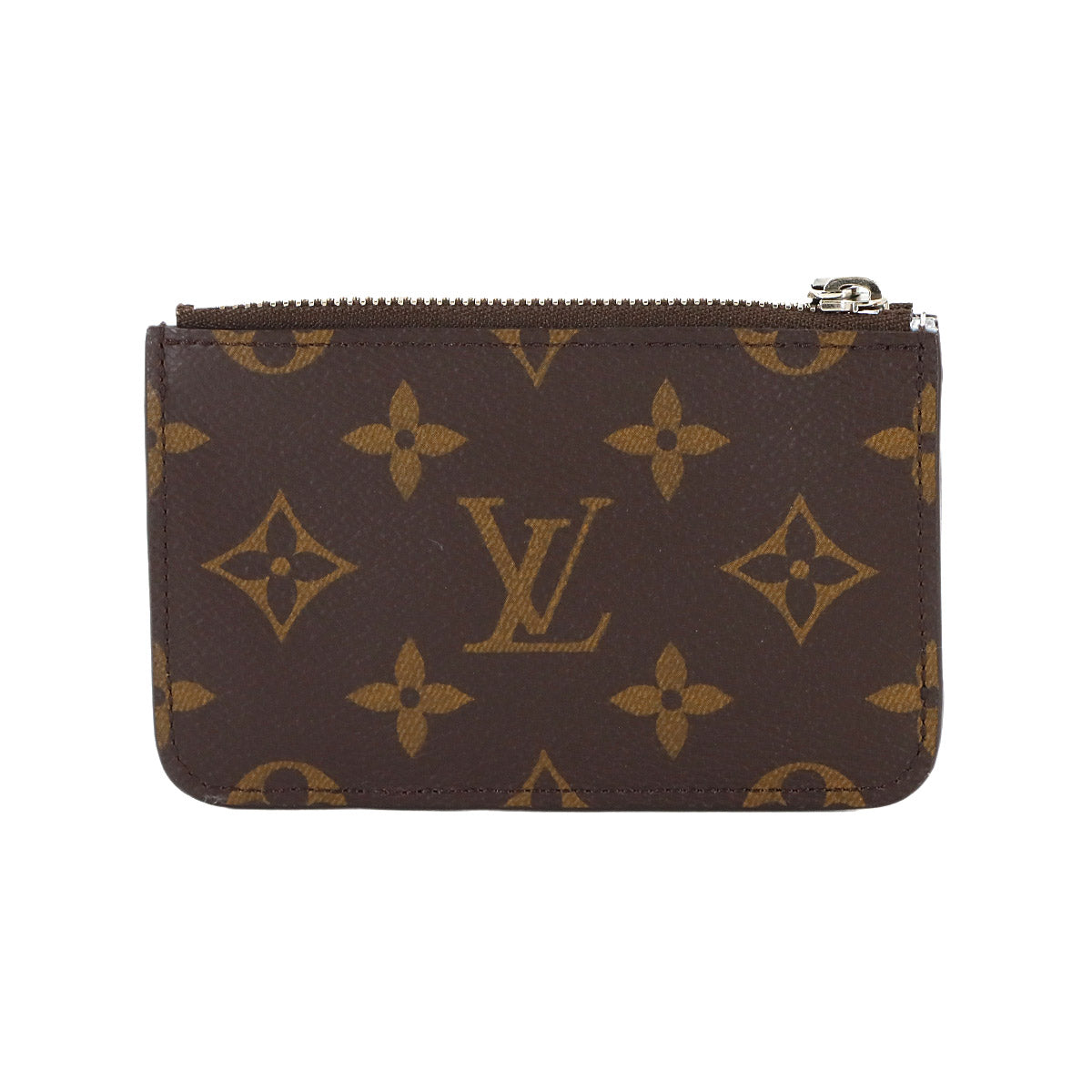 Monogram Romy Card Holder Brown Silver M26655