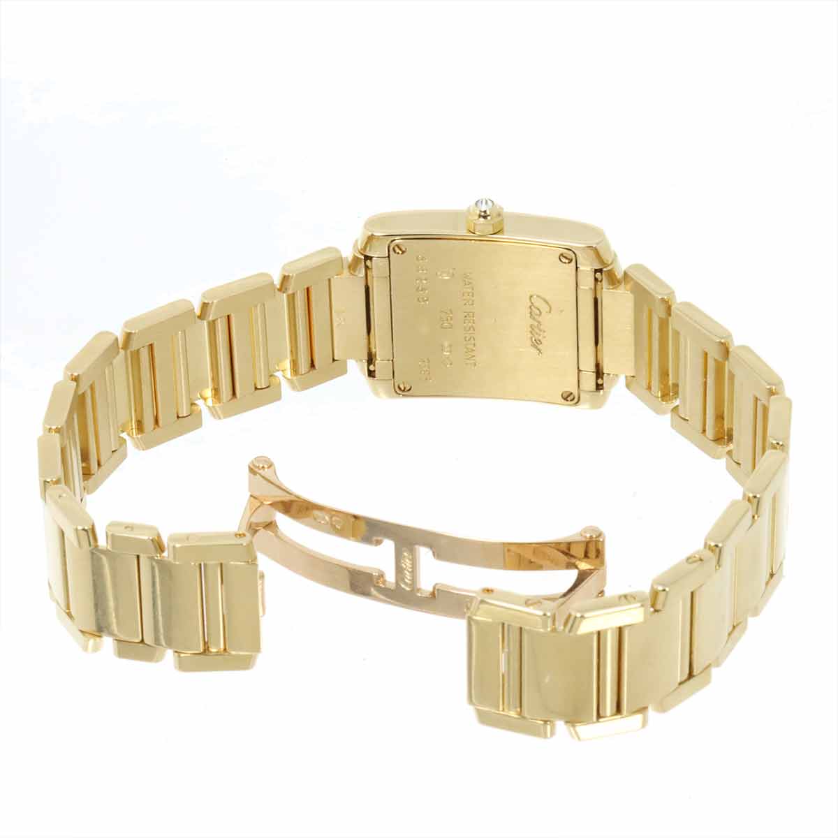 Tank Francaise SM WE1023R8 750YG Quartz Diamond Ladies