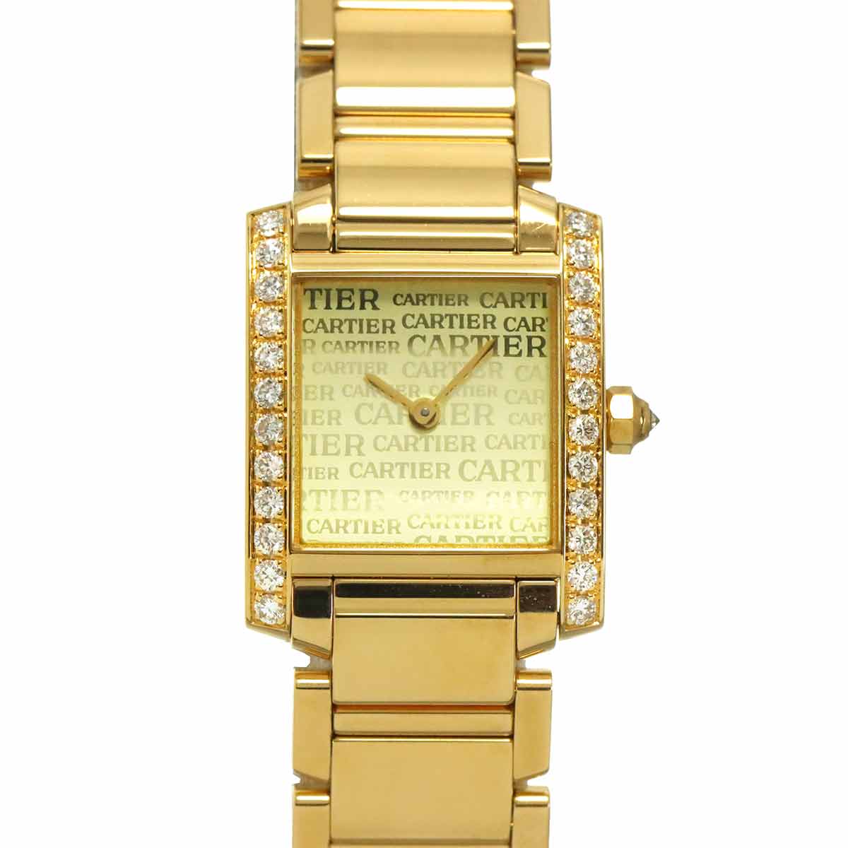 Tank Francaise SM WE1023R8 750YG Quartz Diamond Ladies