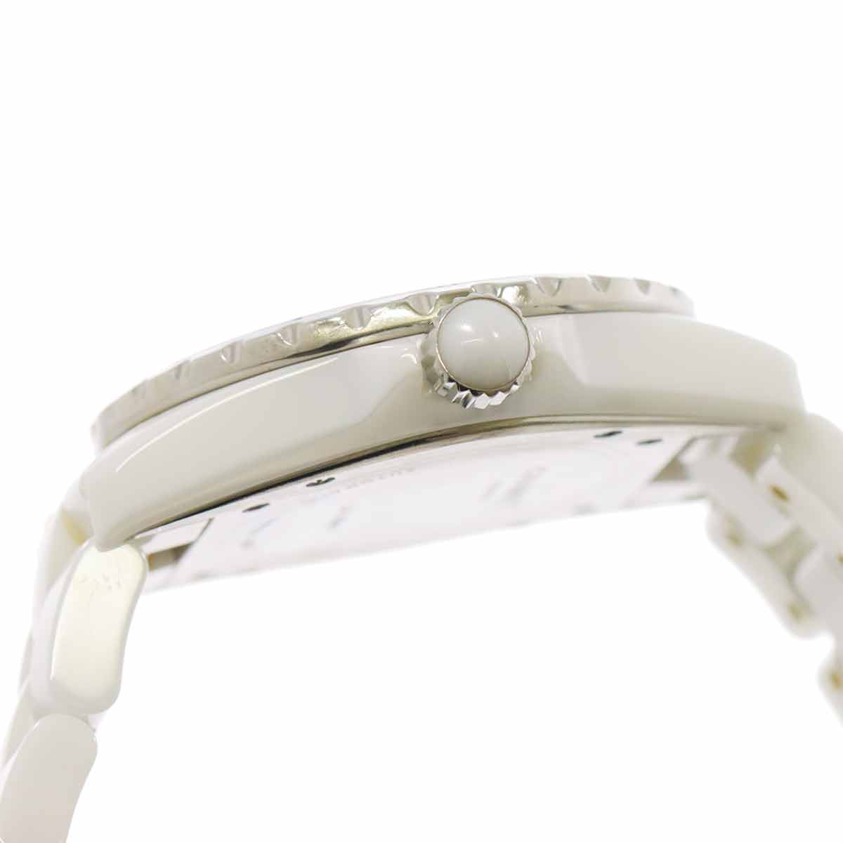 J12 H0970 Ceramic Date Automatic White Dial Mens Watch