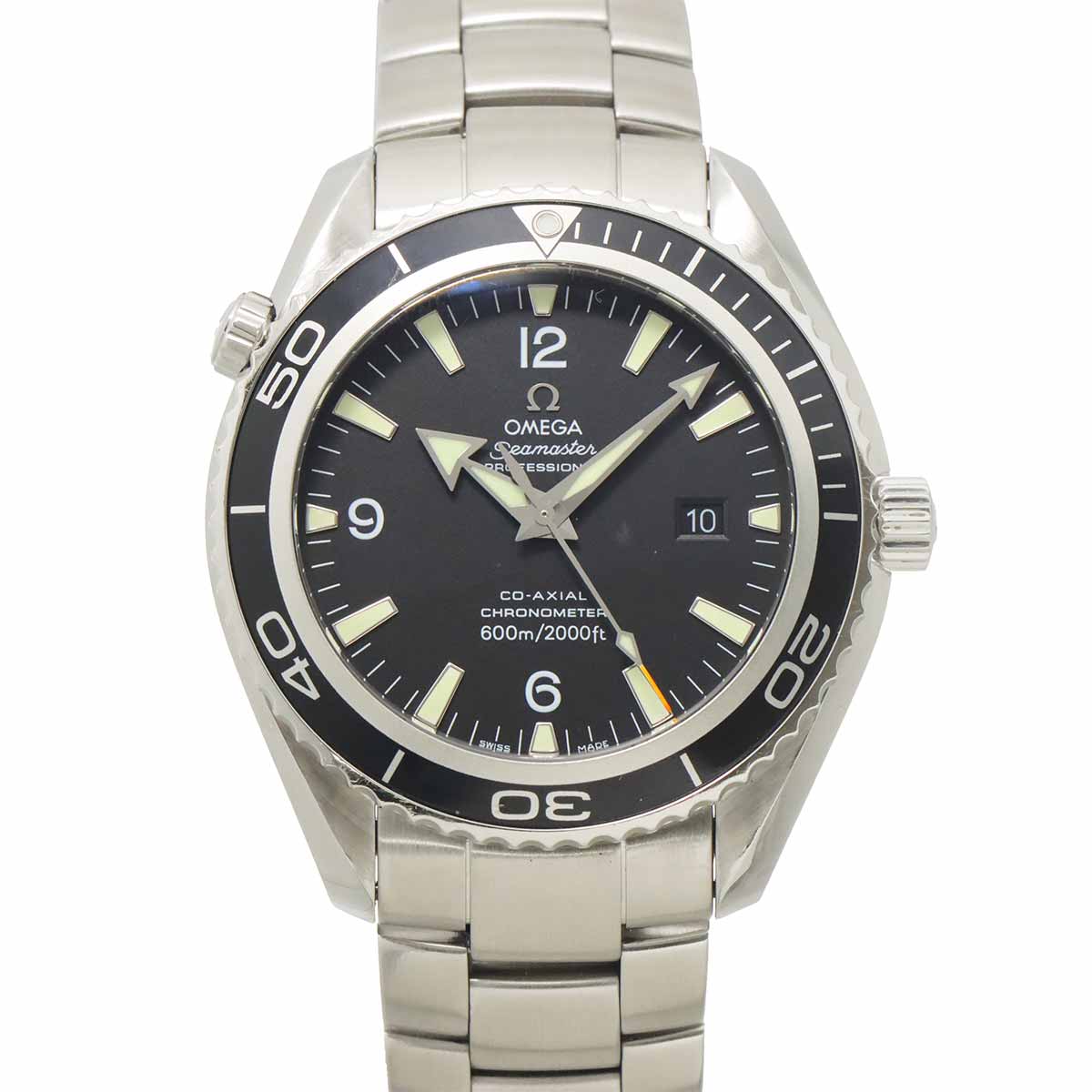 Seamaster Planet Ocean 2201 50 Automatic Date Black Dial Mens