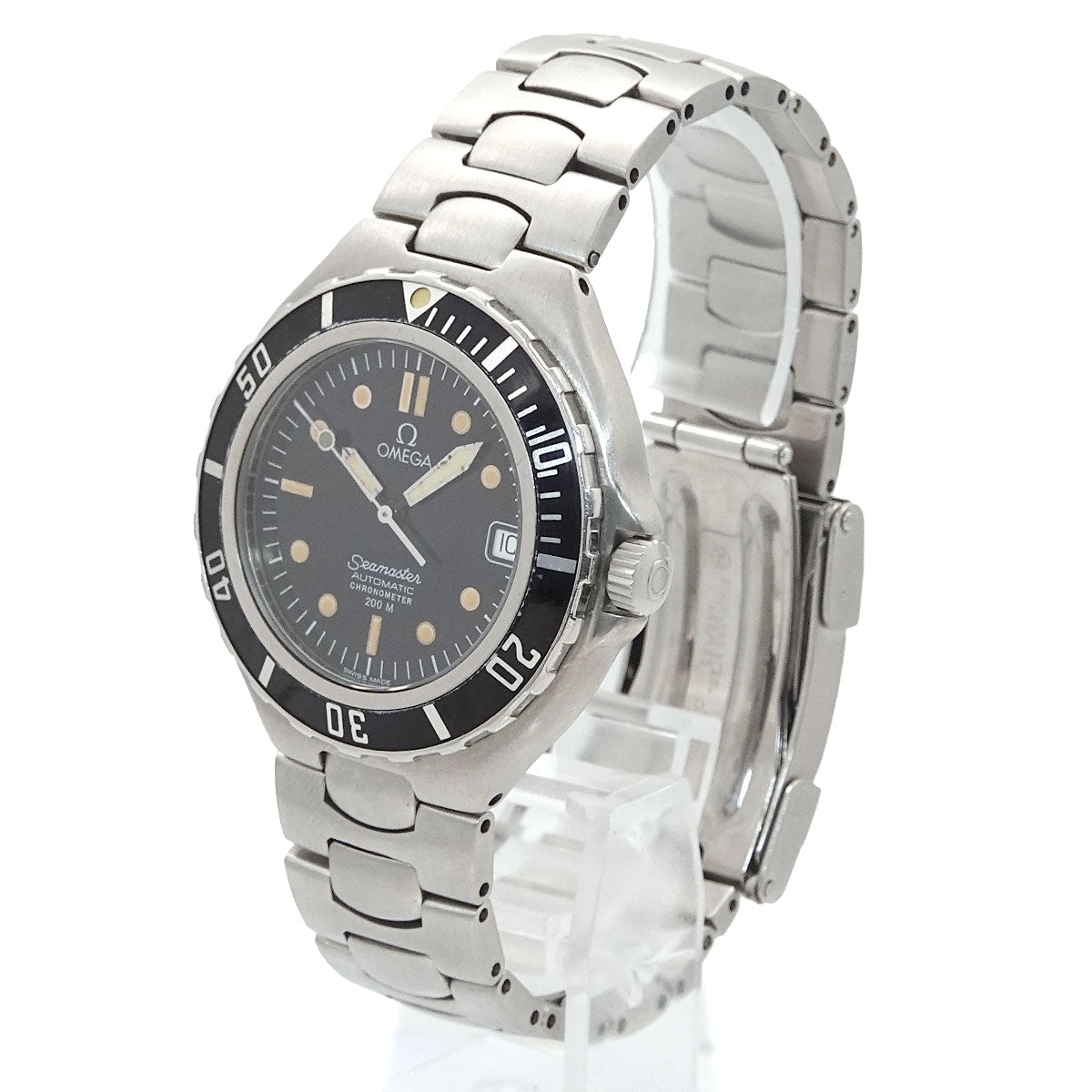 Seamaster 200 2860 50 02 Automatic Date Black Dial Mens