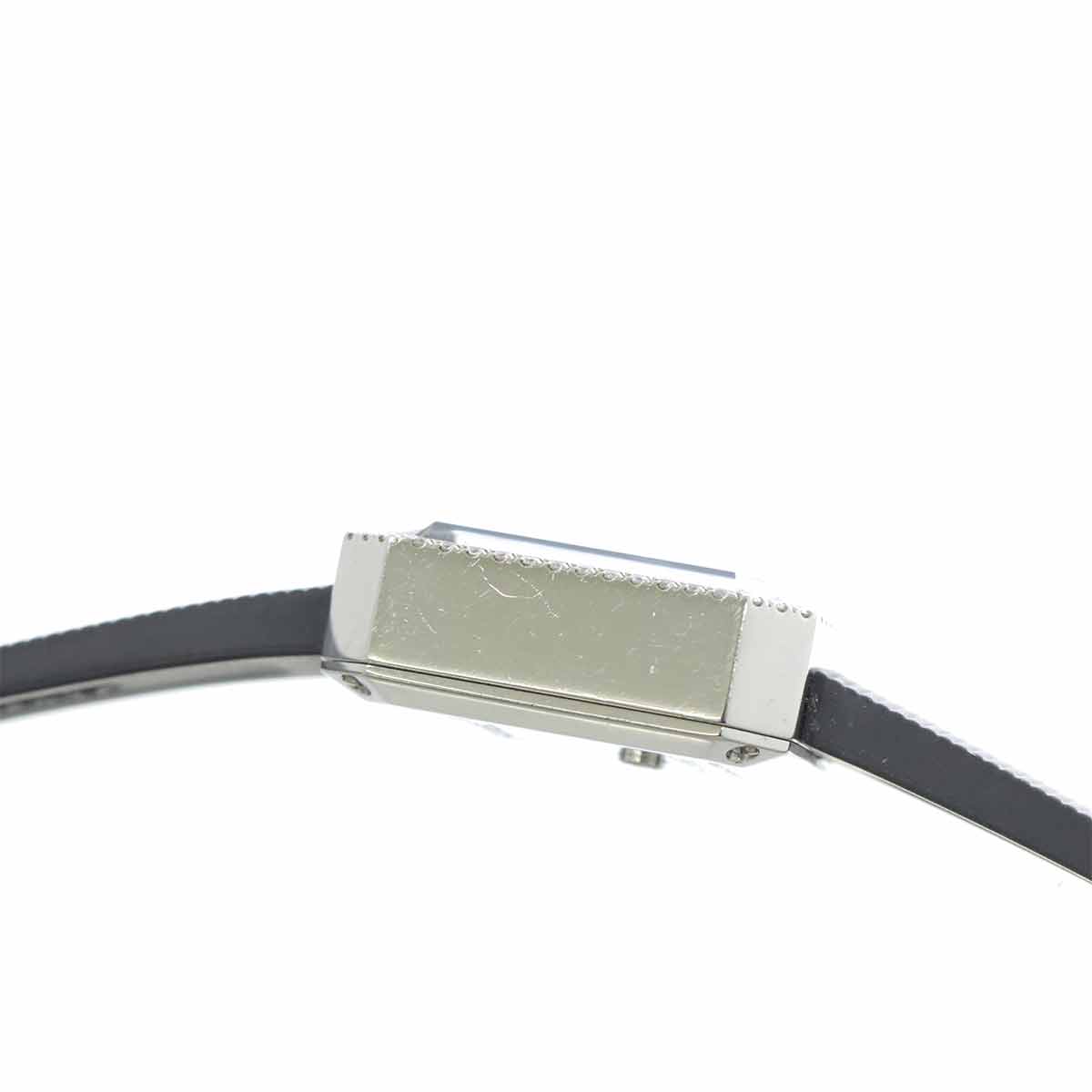 Premiere H2434 Bezel Diamond 4P Rubber Belt Black Dial Ladies