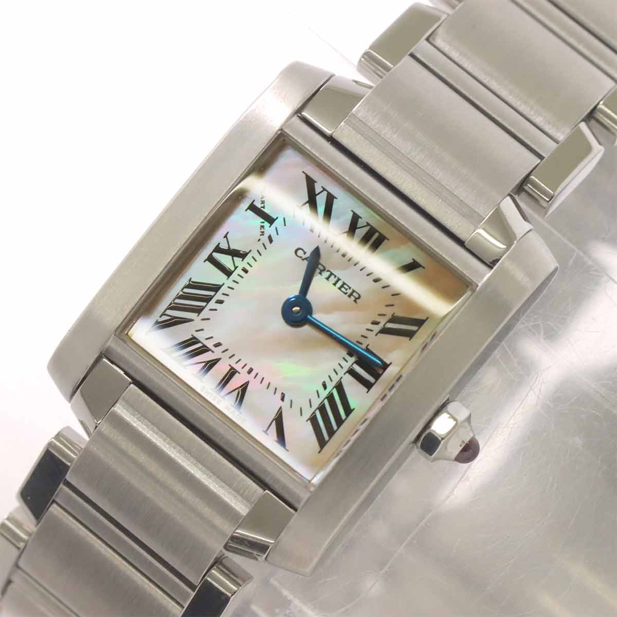 Tank Francaise SM W51028Q3 Quartz Pink Shell Dial Ladies