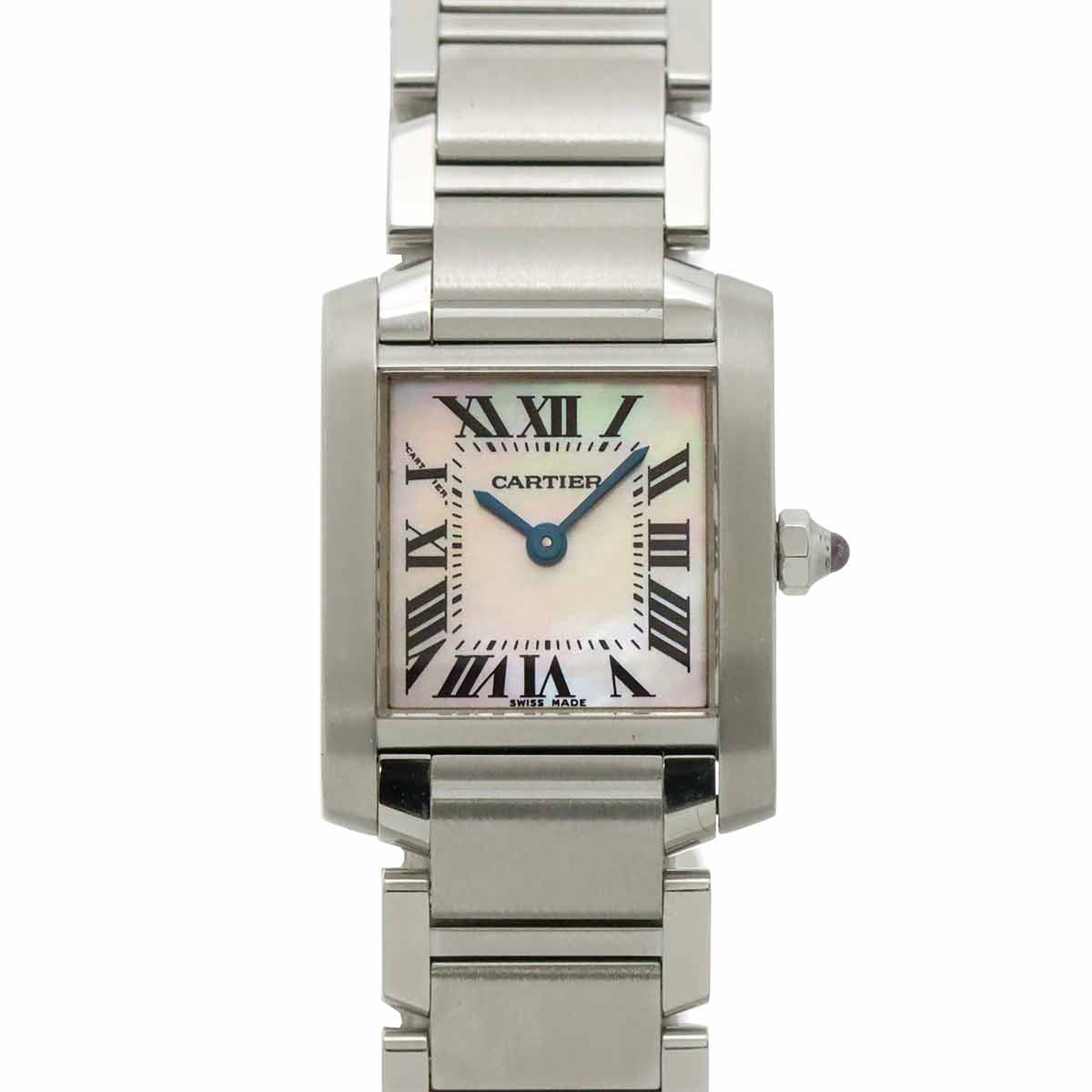 Tank Francaise SM W51028Q3 Quartz Pink Shell Dial Ladies