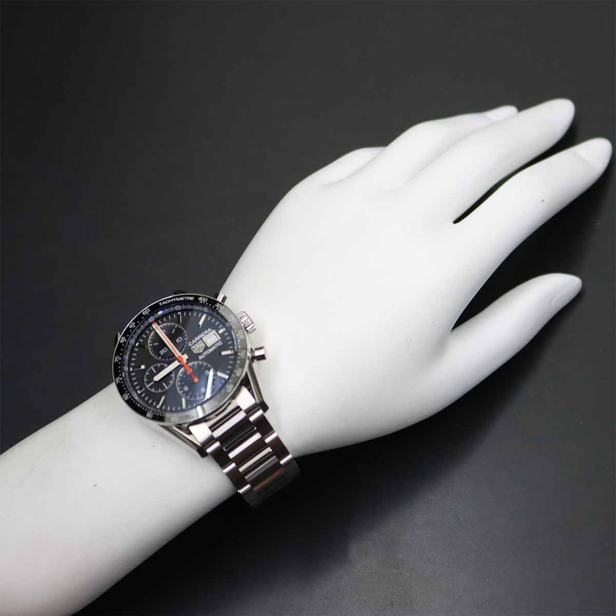 Carrera Chronograph CV201AK-07 Automatic Date Black Dial