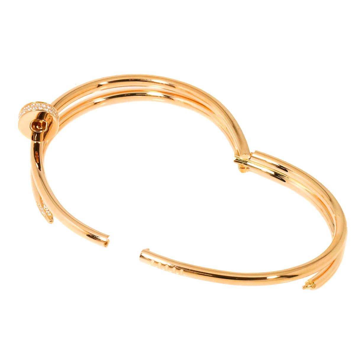 Juste Un Clou Bracelet Diamond 18K Pink Gold 750 size19
