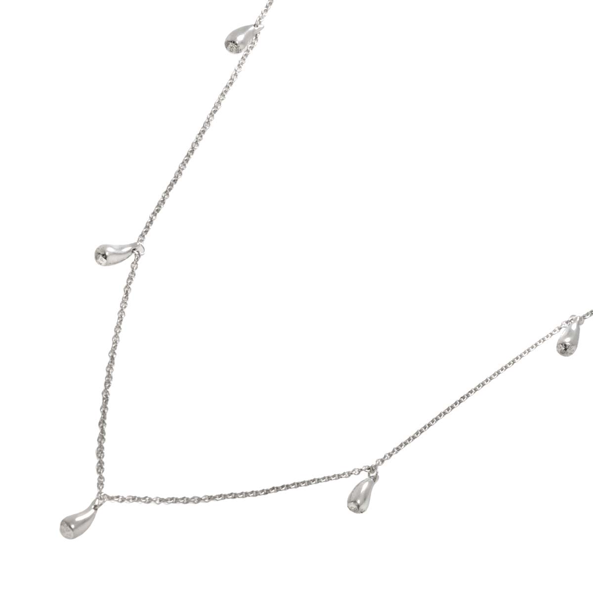 Teardrop 7Motif Necklace Silver 925