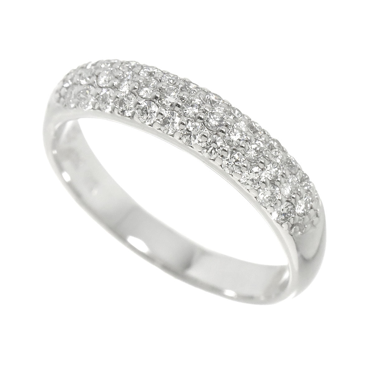 Diamond 0.40ct Ring 18K WG 750 Size5.25(US)
