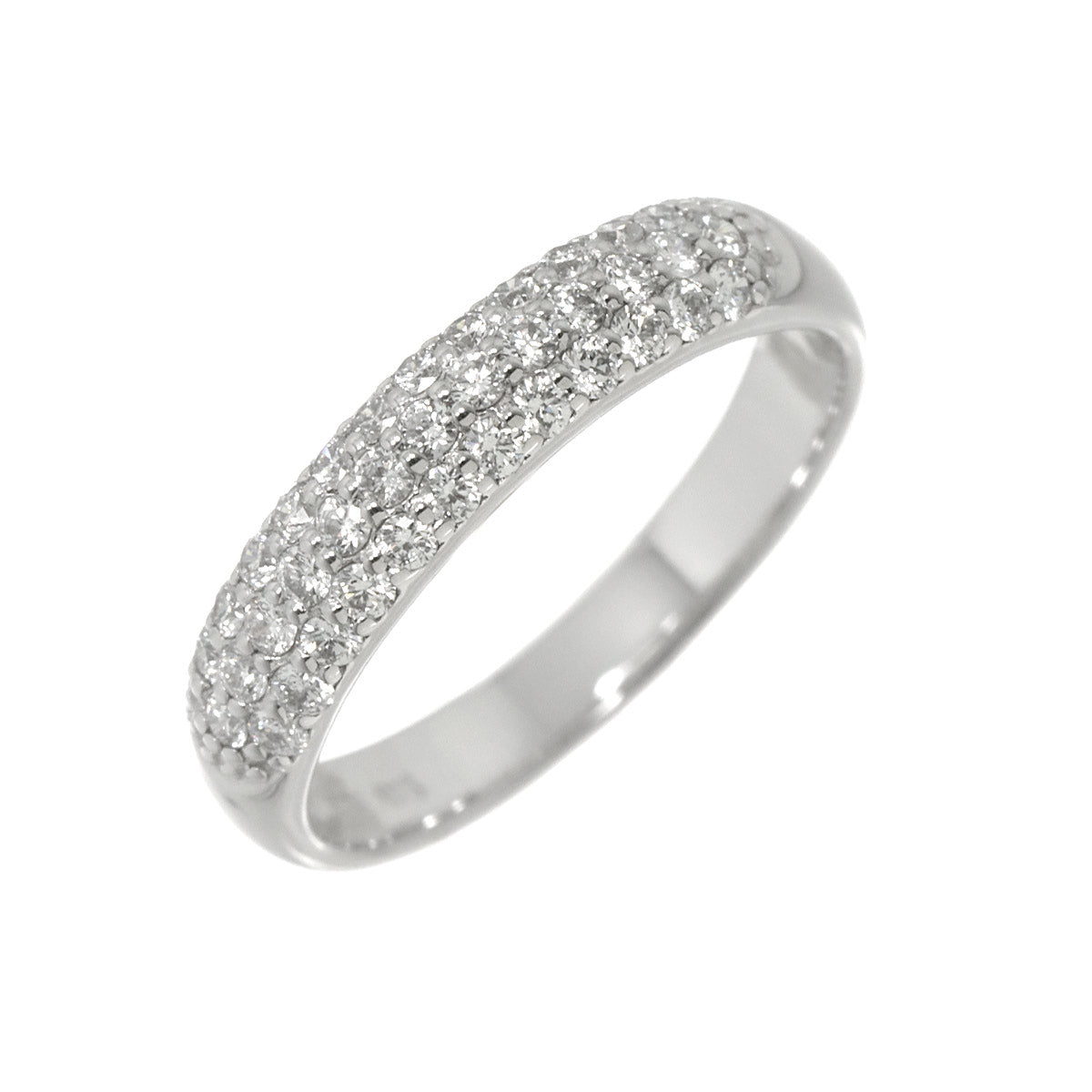 Diamond 0.40ct Ring 18K WG 750 Size5.25(US)