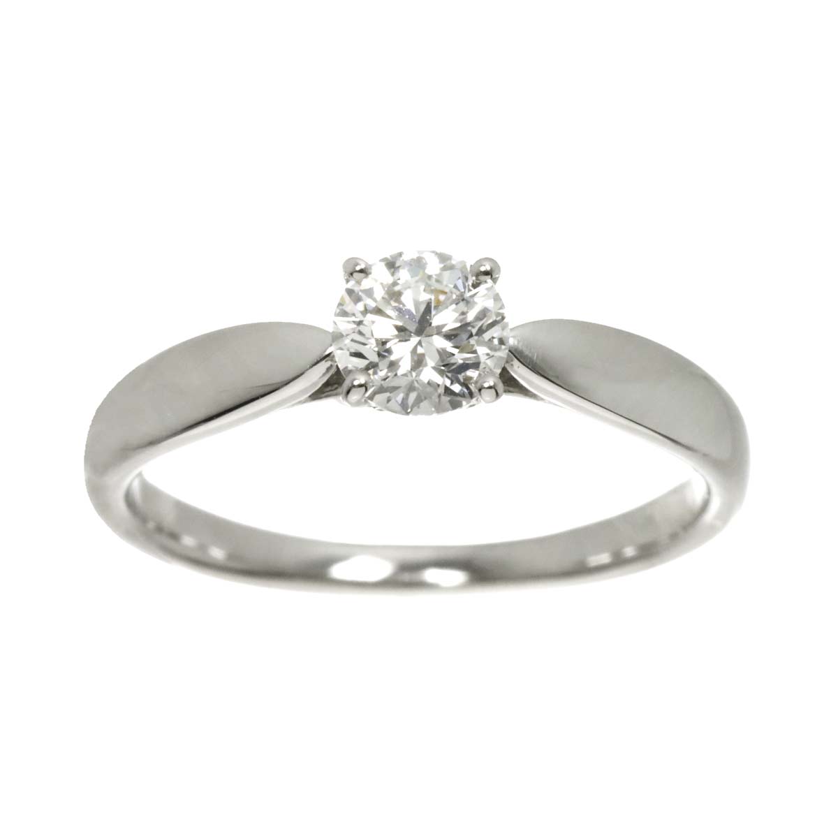 Harmony Diamond 0.44ct F/VS2/3EX Ring Pt Size5.25-5.5(US)