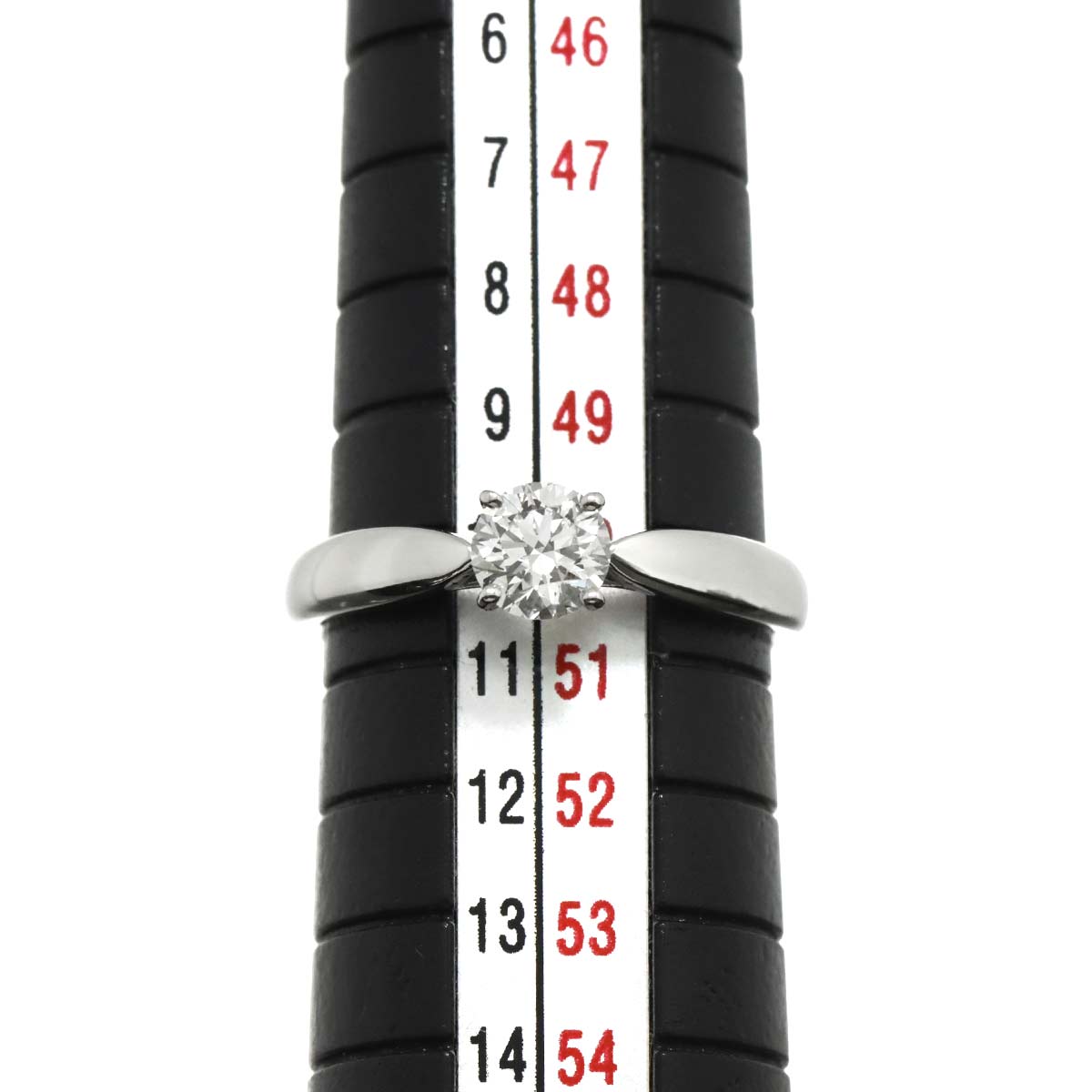 Harmony Diamond 0.44ct F/VS2/3EX Ring Pt Size5.25-5.5(US)