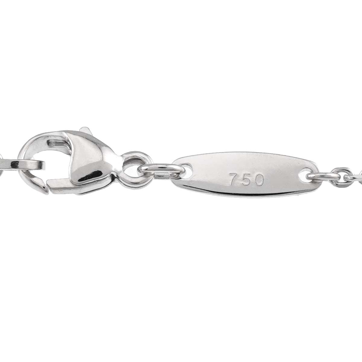 Attrapmore spider web Diamond Necklace 18K WG White Gold 750