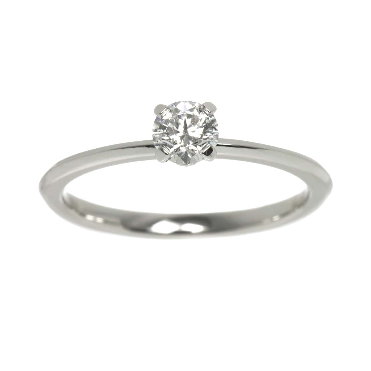 True Diamond 0.25ct D/VVS2/3EX Ring Platinum size4.5(US)