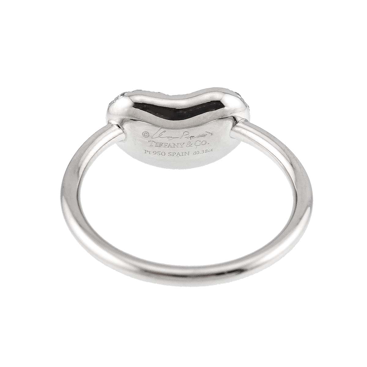 Bean Diamond 0.38ct Ring Pt Platinum Size5.5-5.75(US)