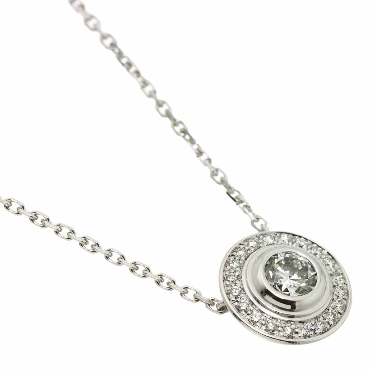 d Amour Diamond 0.27ct H/VVS1/3EX Necklace 18K White Gold 750