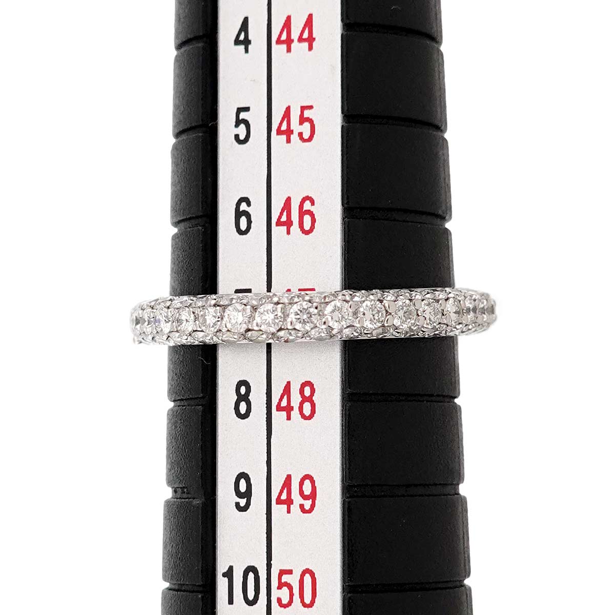 Diamond Ring 18K WG 750 Size4(US)