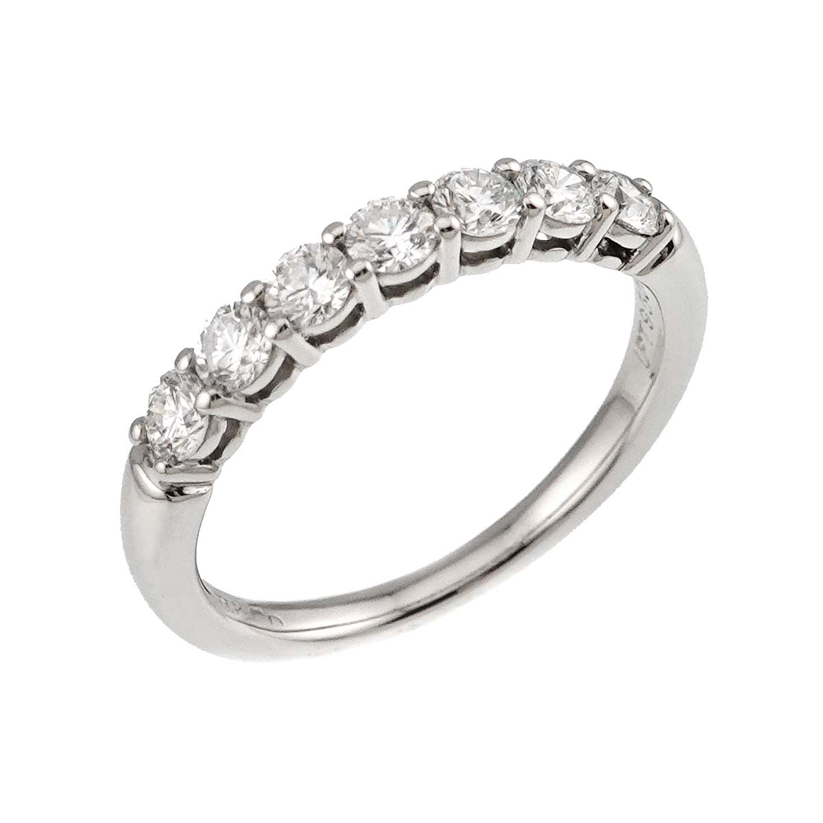 Forever Half Diamond Ring Platinum size6(US)