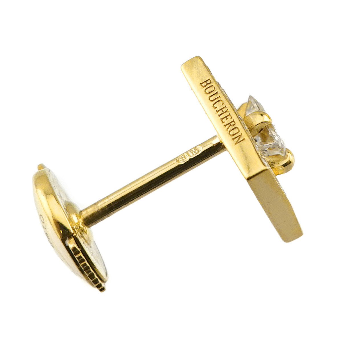 Ava Diamond Earrings Pierced 18K YG 750