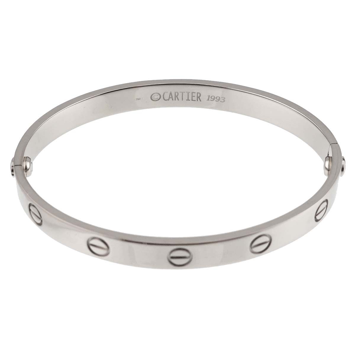 Love Bracelet Bangle 18K WG 750 Size17