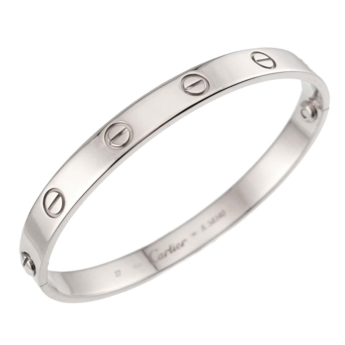 Love Bracelet Bangle 18K WG 750 Size17