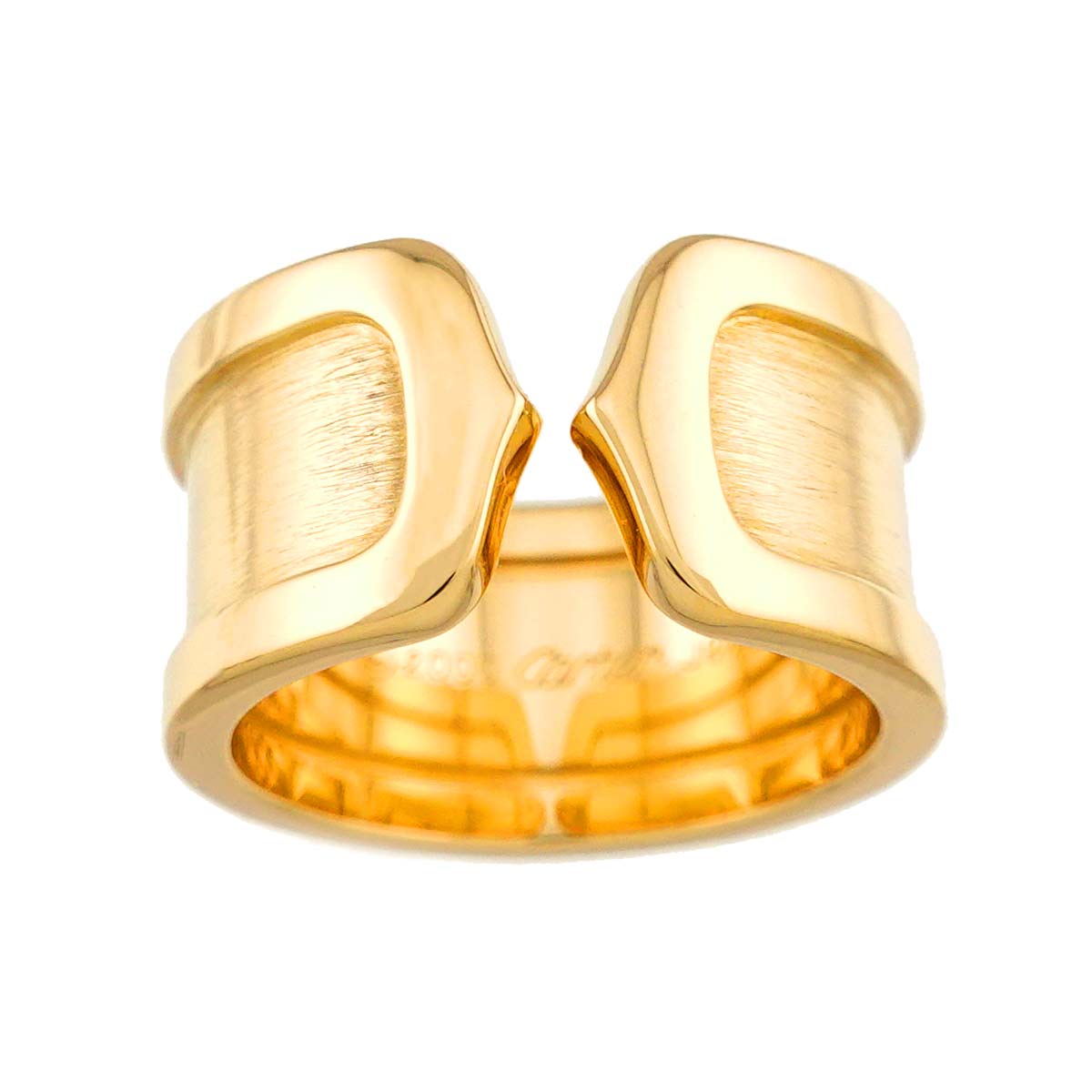 C2 LM Ring 18K YG 750 size48 4-4.5(US)