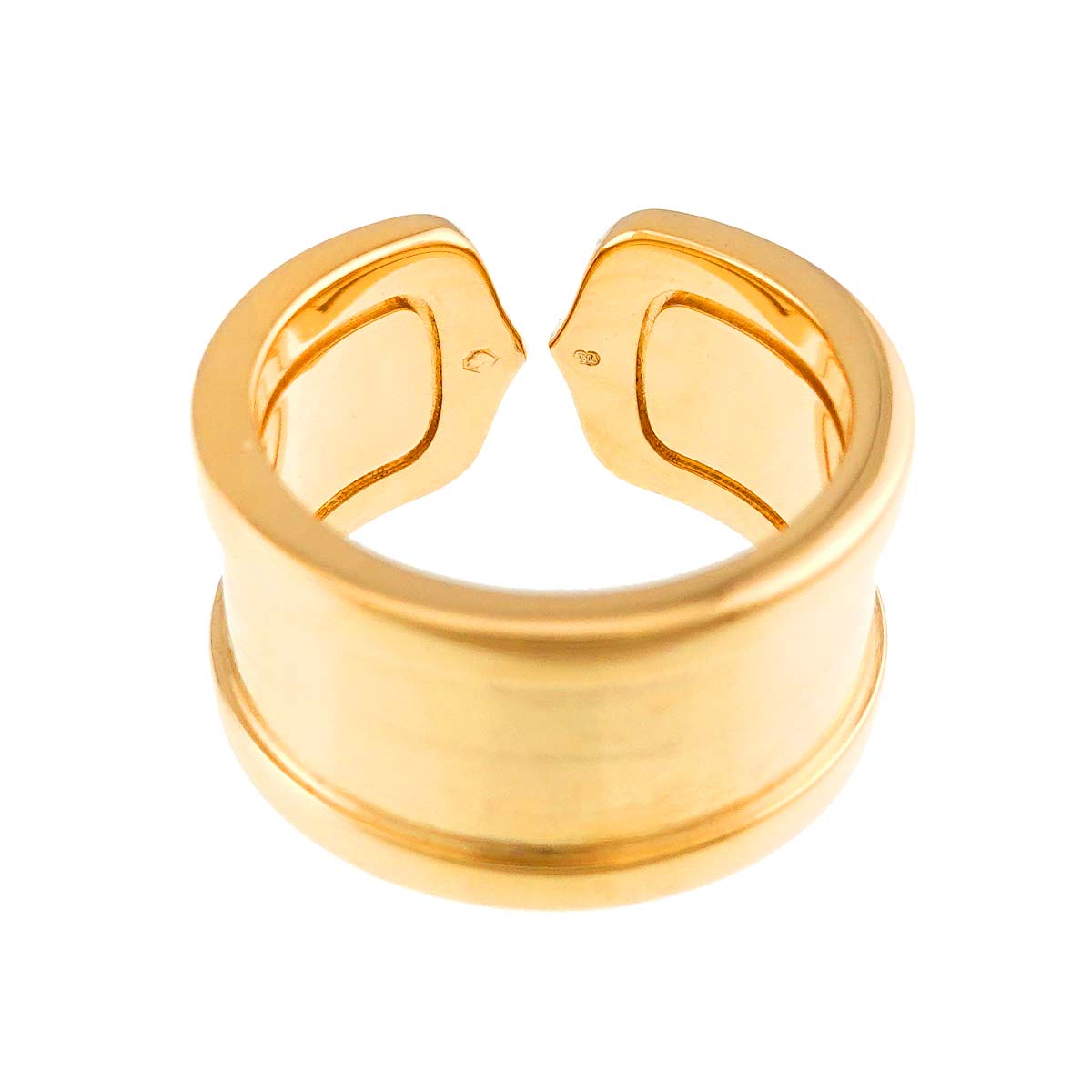 C2 LM Ring 18K YG 750 size48 4-4.5(US)