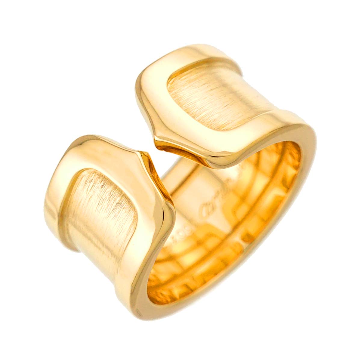 C2 LM Ring 18K YG 750 size48 4-4.5(US)