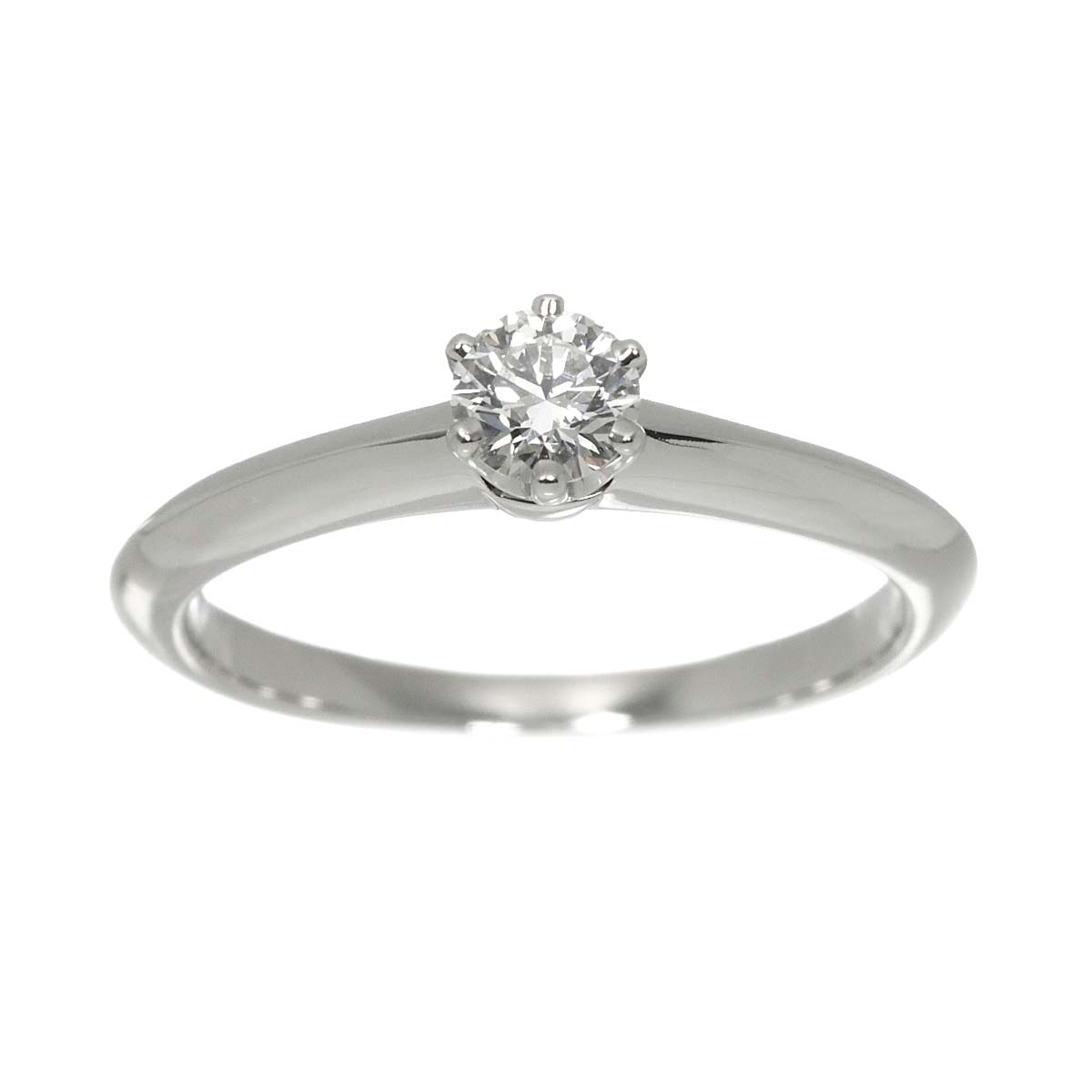 Diamond 0.24ct Ring Pt 4.75-5(US)