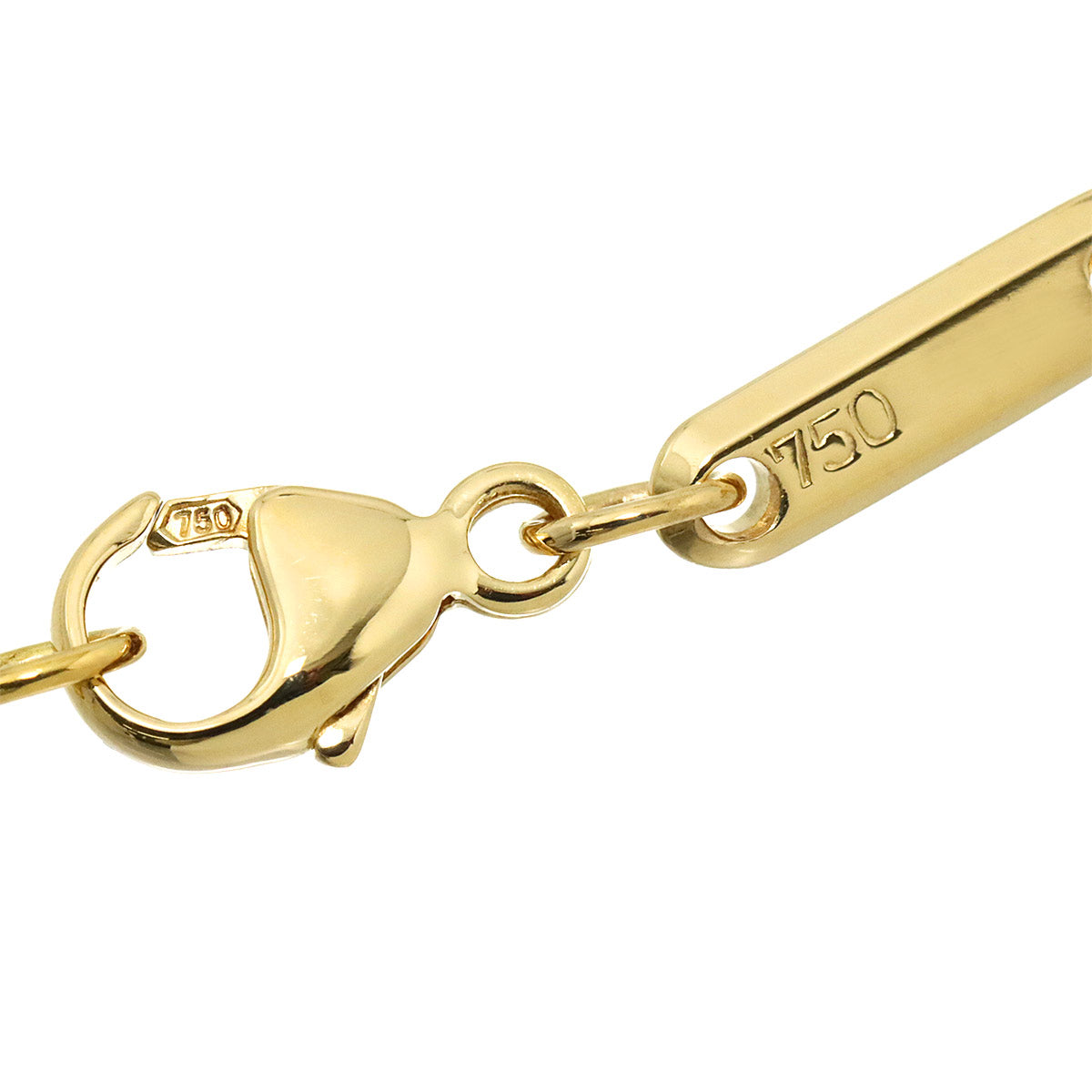 Happy Diamond Heart Necklace 18K Yellow Gold 750