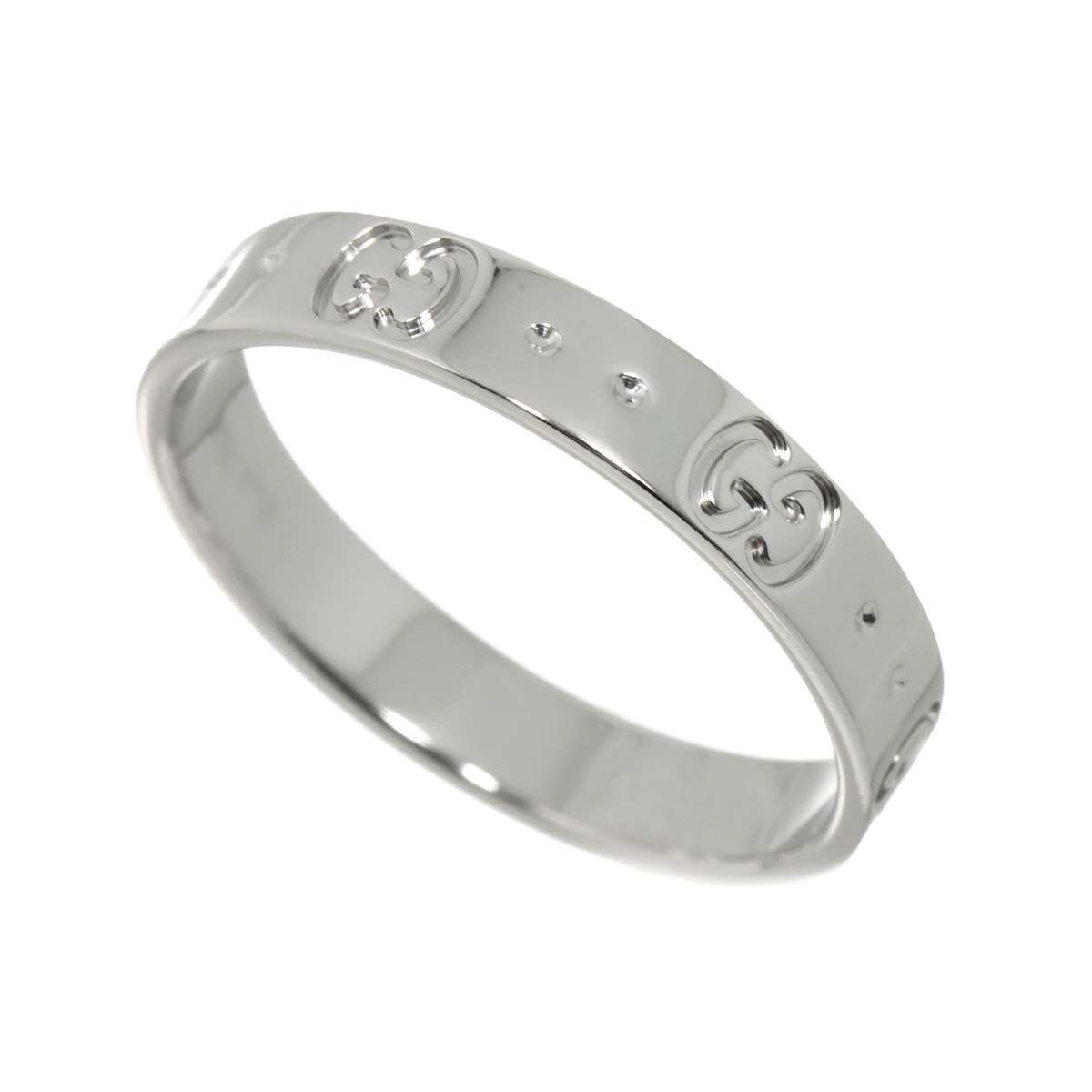 Icon Ring 18K White Gold 750 Size20 8.75-9(US)
