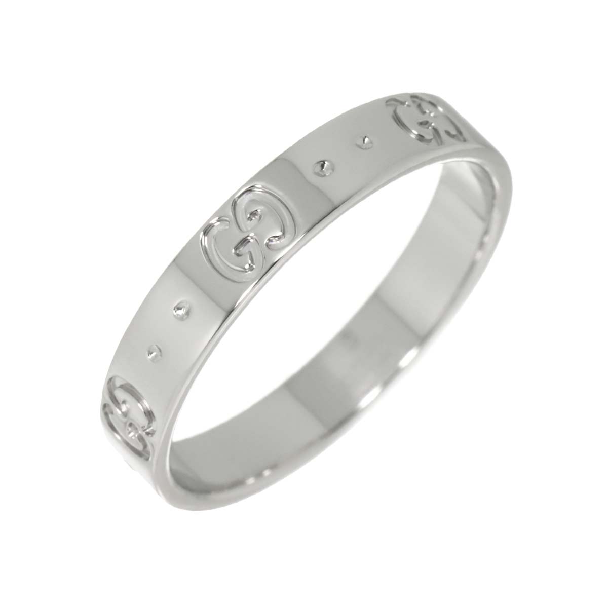 Icon Ring 18K White Gold 750 Size20 8.75-9(US)