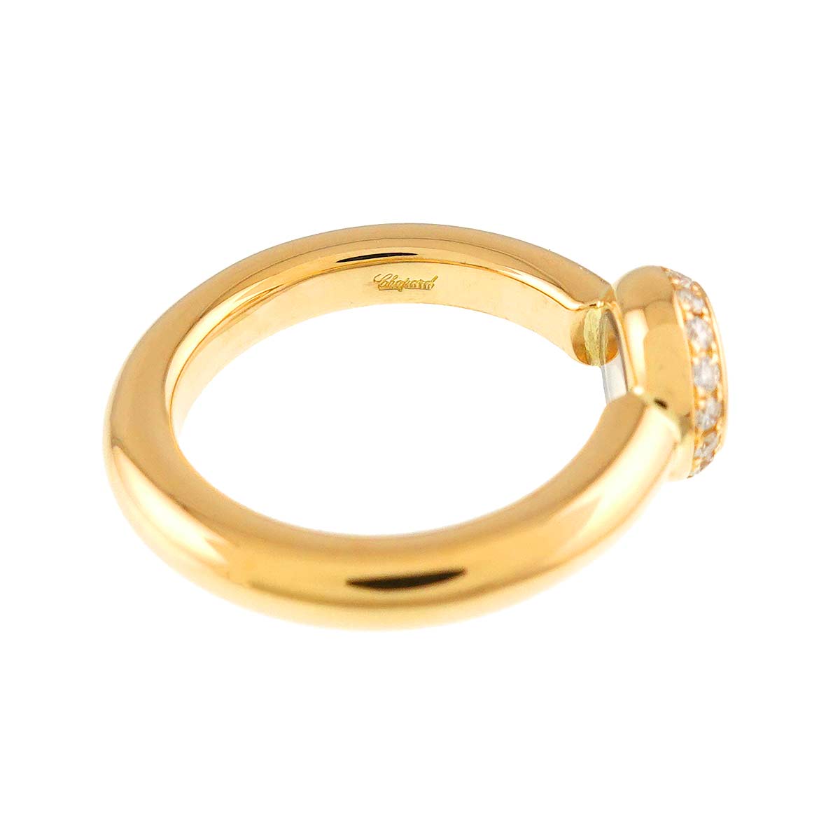 Happy Diamond Ring 18K YG 750 Size4(US)