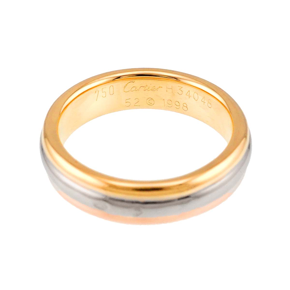 Vendome Ring 18K YG WG PG 750 size52 5.75-6(US)