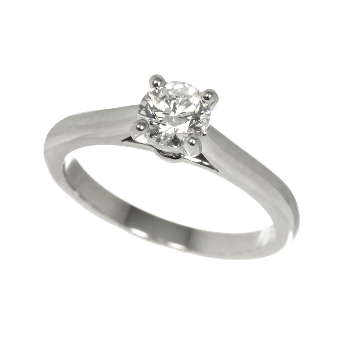 Diamond 0.45ct Ring Pt Size48 4.5(US)