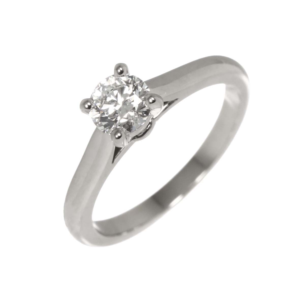 Diamond 0.45ct Ring Pt Size48 4.5(US)
